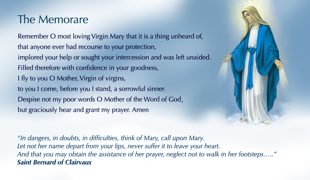 the memorare prayer